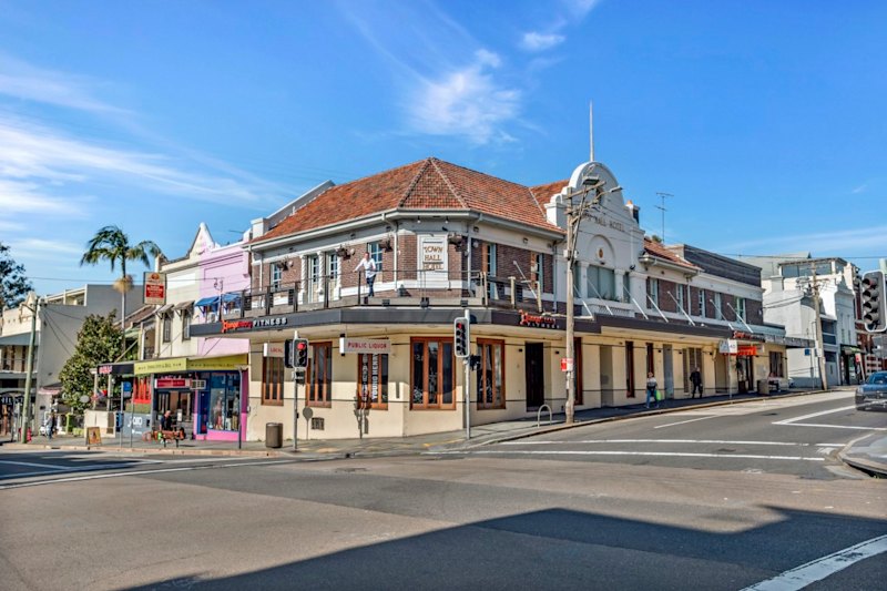 Receivers Wexted Advisory are selling off the historic former pub at the heart of the Balmain peninsula, the Town Hall Hotel.