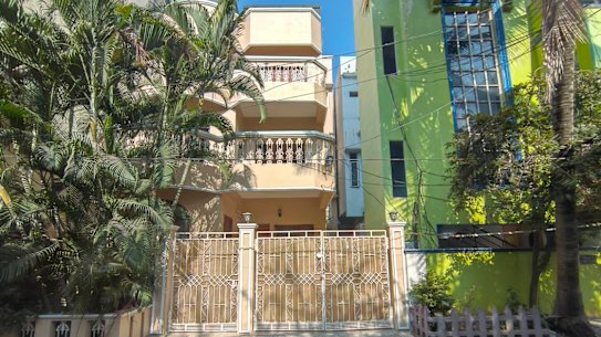 The Akram family home in Hyderabad, India. Relatives of Bondi shooter Sajid Akram have told local Indian police they had little association with him since he left Hyderabad in 1998.