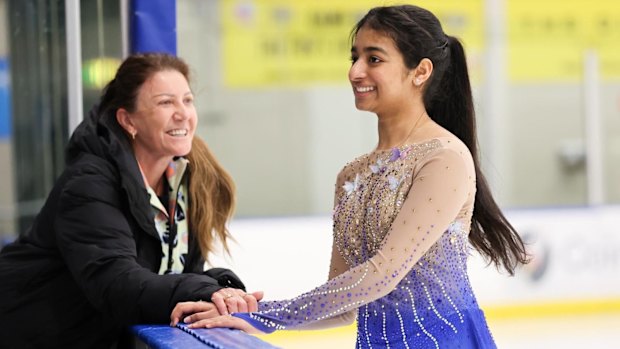 Cranbourne West Secondary student Anusha Dalyia Raj, 17, scored a VCE subject score of 45 in psychology and is also a figure skater and cheerleader.
