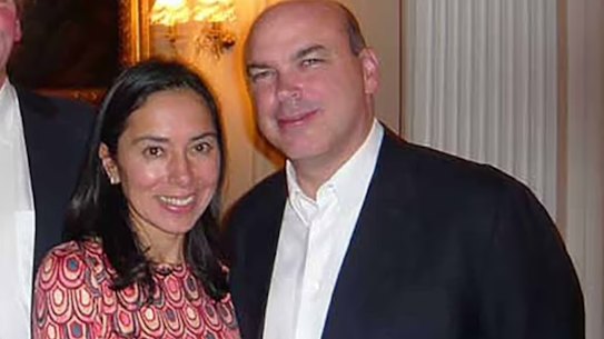 Angela Bacares Lynch and Mike Lynch.