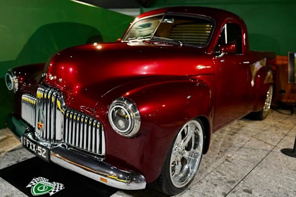 The Holden 48-215, in the exhibition <i>Holden vs Ford</i>. 