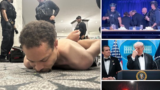 COMPOSITE Trump White House shooting