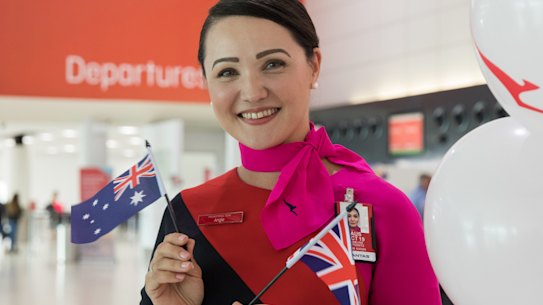 Qantas has a number of flights to London.