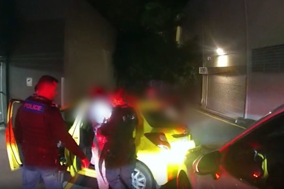 Police released vision in relation to five men and a teenage boy being charged over an alleged armed robbery of a Chermside business last month.