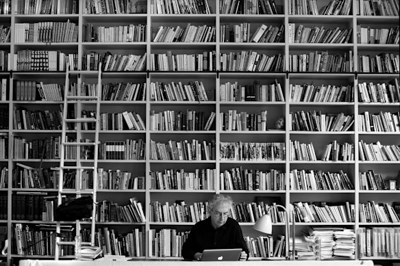 Peter Carey photographed at his New York home in 2009.