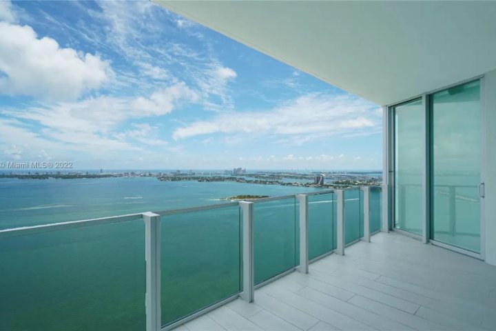 Views over the water in Miami for under $US1 million.