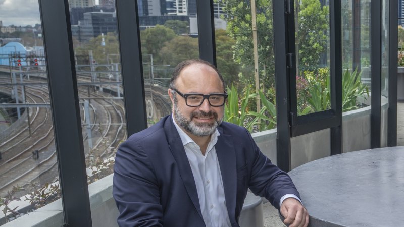 Mirvac CEO for development Stuart Penklis at the group’s formal opening of its build-to-rent LIV Aston in Melbourne’s Docklands on Monday.