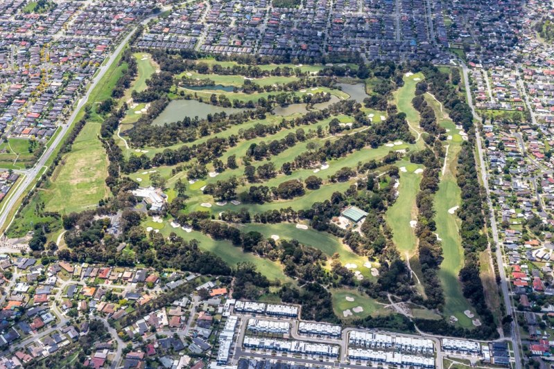 The golf course is one of the last development sites of scale in Melbourne’s south-east growth corridor.