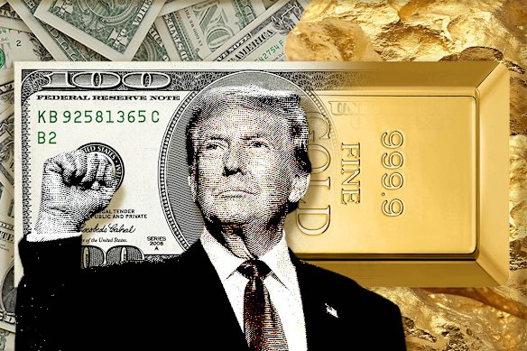 As investors searched for shelter beyond the US dollar, gold rallied.