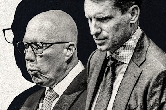  Peter Dutton and Andrew Hastie.