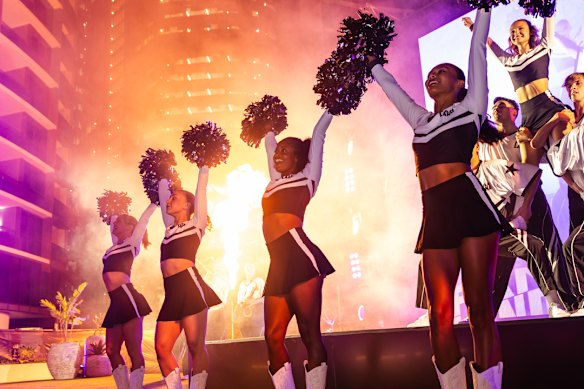 Events across the city during Magic Round – including Queen’s Wharf’s “Fan Land” – helped elevate Brisbane’s standing as a sporting hub. 