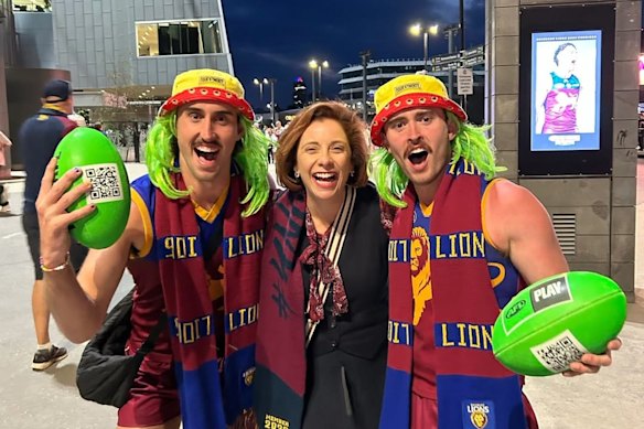 Minister for Sport Anika Wells at the 2024 AFL grand final.