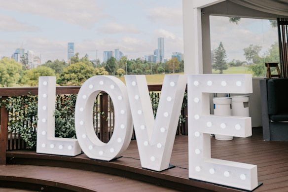 With its sweeping views of the CBD, Victoria Park has been a popular wedding venue in Brisbane.