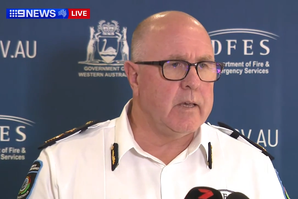 DFES Commissioner Darren Klemm.