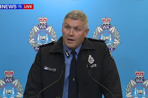 WA Police Commissioner Col Blanch.