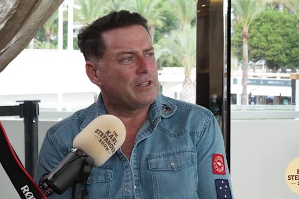 Karl Stefanovic’s independent podcast has not uploaded any new content in more than two weeks.