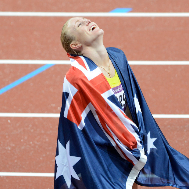 Sally Pearson basks successful  the glory of Olympic golden  successful  London.