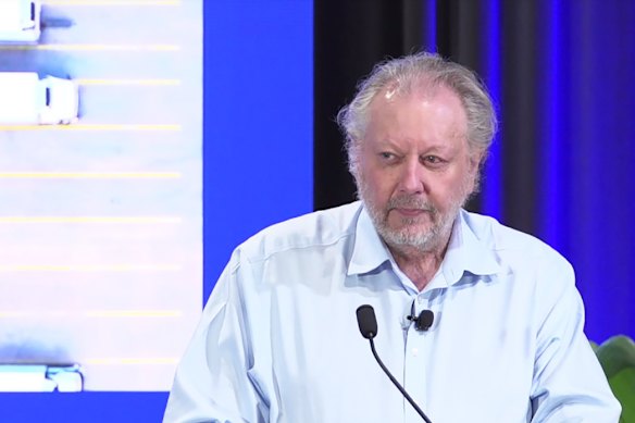 Richard White at WiseTech’s investor day in December.