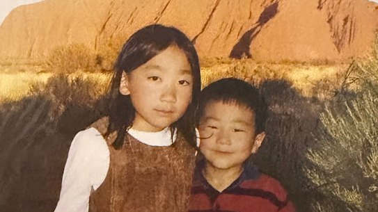My brother and I grew up bilingual but with noticeably Australian accents.