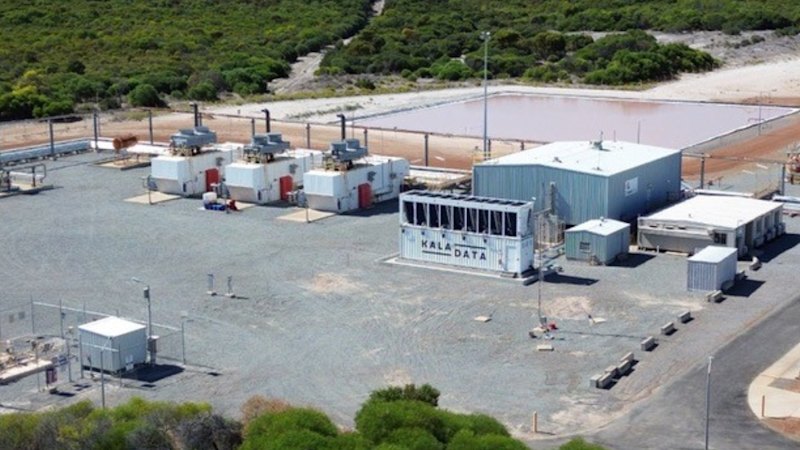 Pilot flicks switch on data centre at WA oil and gas site