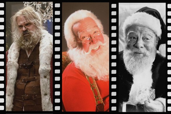 Many Santas have come and gone on screen, but which one “sleighs” the most?