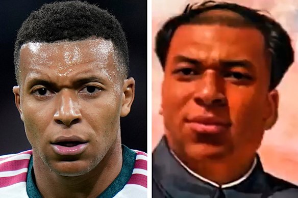 Klian Mbappe has upset some Chinese people by laughing at a meme depicting him as Mao Zedong.