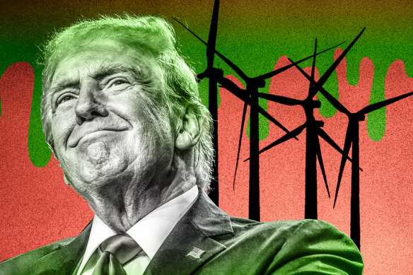 Donald Trump is turning his back on pro-climate and clean energy policies.