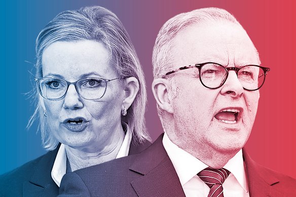  Opposition Leader Sussan Ley and Prime Minister Anthony Albanese. 