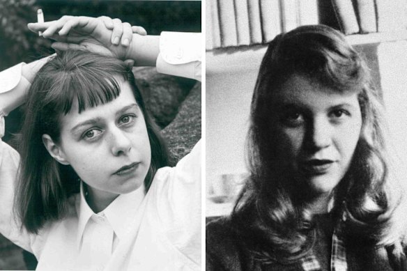Carson McCullers, left, and Sylvia Plath were two of the writers Simmone Howell turned to as she navigated love at 20.