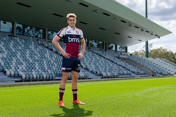 Queensland Reds rookie five-eighth Finn Mackay.