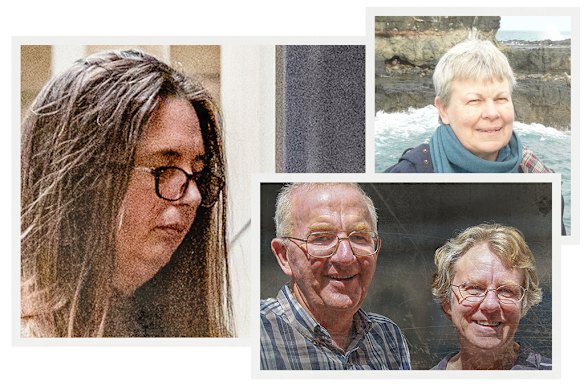  accused killer Erin Patterson and her guests who died after the 2023 lunch, Heather Wilkinson and Gail and Don Patterson.