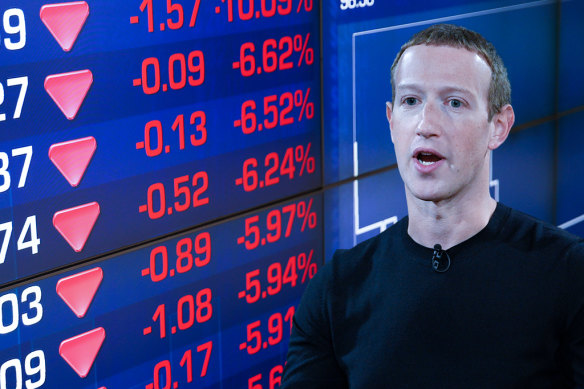 Mark Zuckerberg’s Meta suffered a historic share price drop this week on Wall Street.
