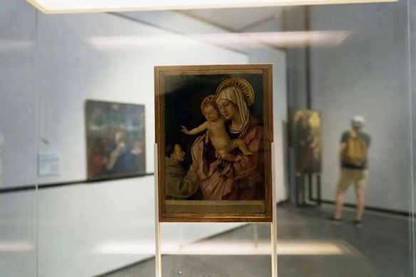 Another Antonello painting, Blessing Virgin Mary with Child and a Franciscan, was also taken.