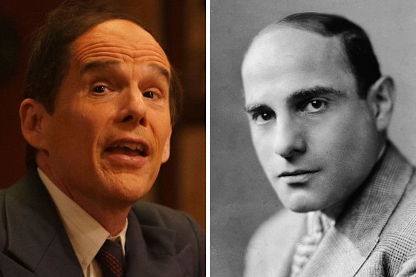 Ethan Hawke plays songwriter Lorenz Hart (right) in Blue Moon.