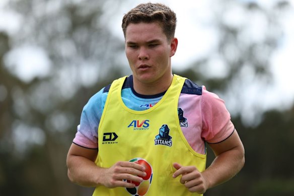 Zane Harrison has vowed to end the Titans’ halfback procession.