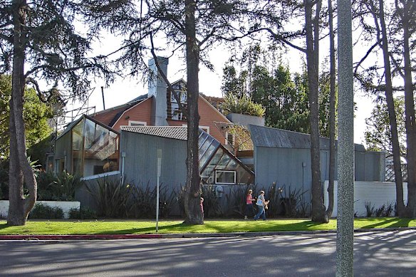 Gehry’s approach to his own Santa Monica home divided critics – and his neighbours.
