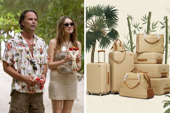 From designer luggage to silk kaftans, The White Lotus’ most recent merch line epitomises the new era of TV merchandise.