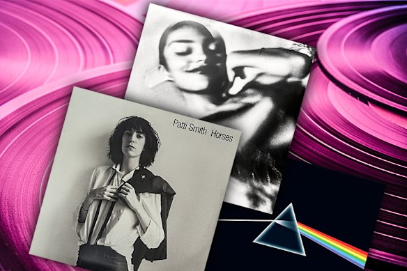 Iconic records such as Horses and Dark Side of the Moon are popular among collectors, while new albums like Olivia Dean’s The Art of Loving are coveted by the younger crowd.