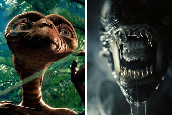 From a cuddly E.T. to murderous xenomorphs, the on-screen alien comes in many shapes and sizes.
