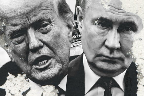 US President Donald Trump and Russian President Vladimir Putin.