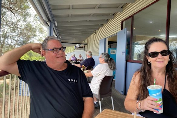  In a social media post on Wednesday, Robyn Nolte (right) confirmed her husband, Craig, was treated for a bat bite last year. 