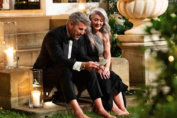 Terri Rippon, pictured with Barry “Bear” Myrden on reality series The Golden Bachelor, defied norms to walk away from the show.