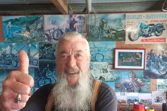 Cowboy tragic Michael “Skip” Field wants his ashes to be shot out of a cannon with a salute – and go out with a bang.