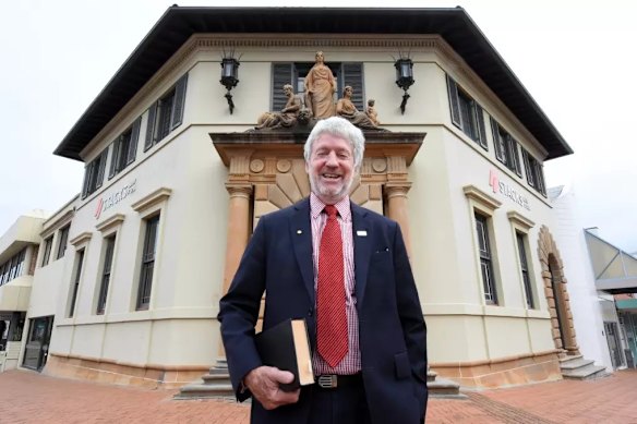 Stack, outside his office in Taree, devoted his life to his community. “Communities thrive when we use the gifts we have in the service of others.”