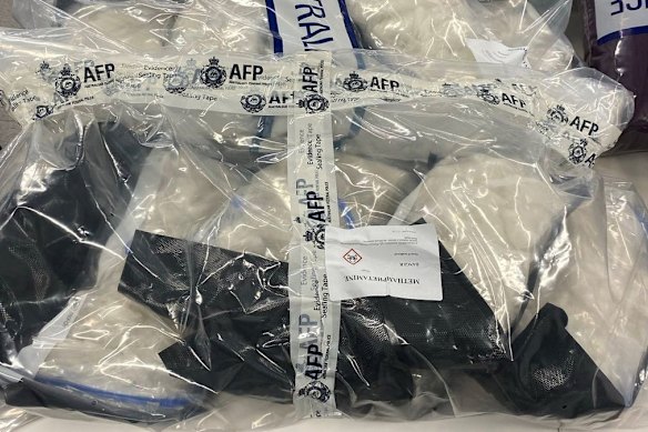 The meth had an estimated street value of $11.4 million.