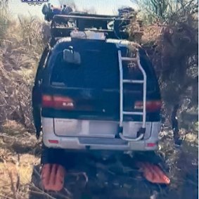 Carolina Wilga’s Mitsubishi Delica van was found abandoned in the Karroun Hill area.