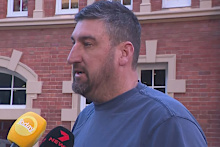 Sydney Swans coach Dean Cox arrives at the club on Tuesday.