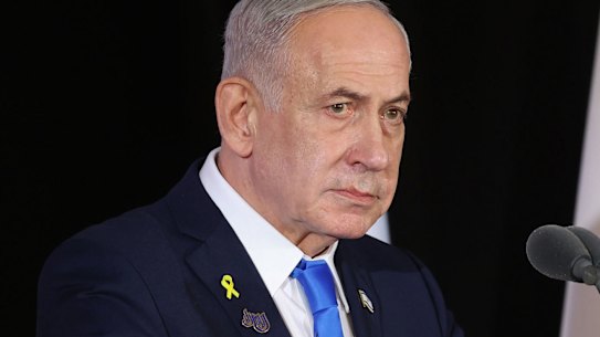 Benjamin Netanyahu has blamed Anthony Albanese for the Bondi shooting.