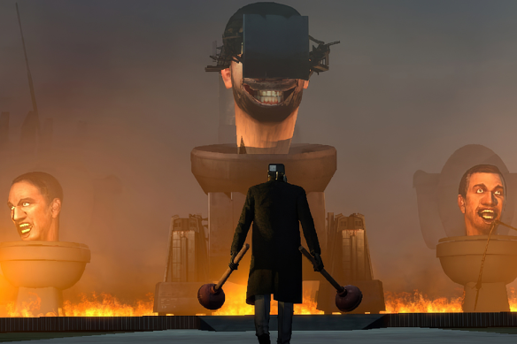 How did Skibidi Toilet end up in a contemporary art gallery?