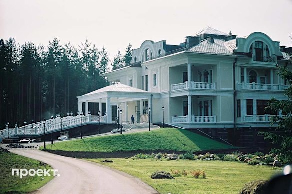 Putin’s large residence at Lake Valdai, where his partner and young sons reportedly live.